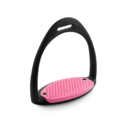 Royal Rider Easy Stirrups - Black/Pink Pad