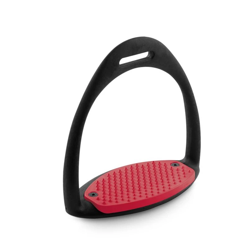 Royal Rider Easy Stirrups - Black/Red Pad 1 Royal Rider Easy Stirrups - Black/Red Pad