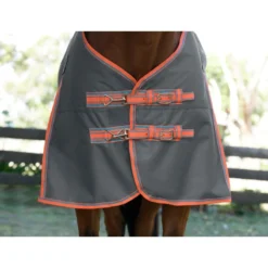 Weatherbeeta Comfitec Essential Plus Detach-A-Neck Medium - Grey/Orange/Blue -Cheap Equine Nest Store 686109 800 800