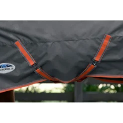Weatherbeeta Comfitec Essential Plus Detach-A-Neck Medium - Grey/Orange/Blue -Cheap Equine Nest Store 686110 800 800