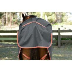 Weatherbeeta Comfitec Essential Plus Detach-A-Neck Medium - Grey/Orange/Blue -Cheap Equine Nest Store 686111 800 800