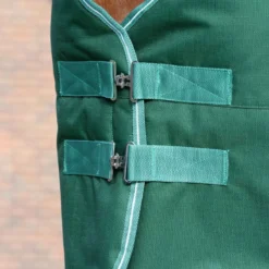 Saxon Defiant 1200D Combo Neck Heavy - Hunter Green/White -Cheap Equine Nest Store 707874 800 800